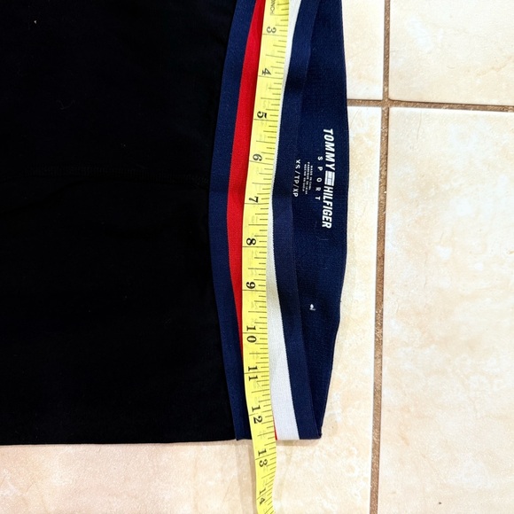 Tommy Hilfiger Black Leggings with Tricolor Waistband - Picture 4 of 6